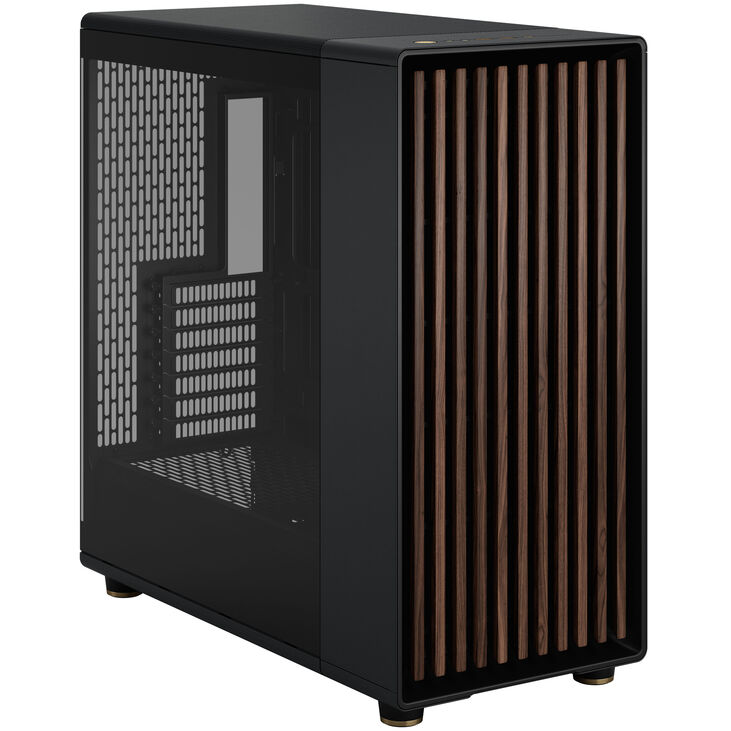 Torre E-ATX Fractal Design North XL Chalk BlackTG Clear Reverse Connector image number 1