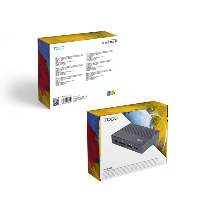 Caja SSD com HUB Tooq TQE-2242G M.2 NGFF/NVMe USB3.2 Gen 2 image number 8
