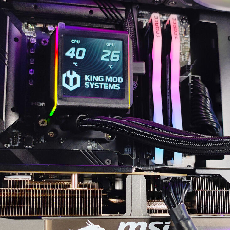 Ordenador King Mod Gamer-PC Ryzen 7 9800X3D 32GB DDR5 1TB RTX 5070 Ti WiFi W11 image number 5