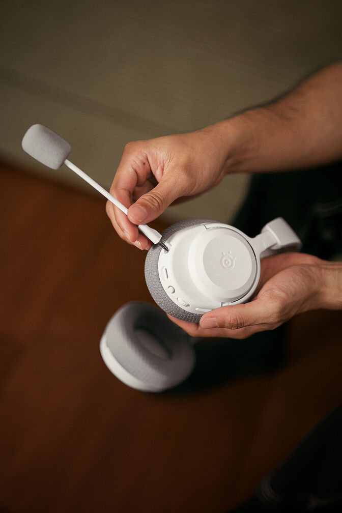 Headset Steelseries Arctis Nova 3X Wireless/Bluetooth Branco image number 8