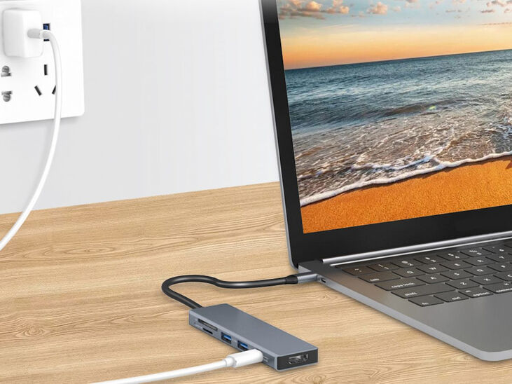 HUB USB Conceptronic 6-in-1 USB-C 3.2 > 2x USB-A 3.0 + HDMI + USB-C (PD100W) + Lt.Tarjetas image number 5