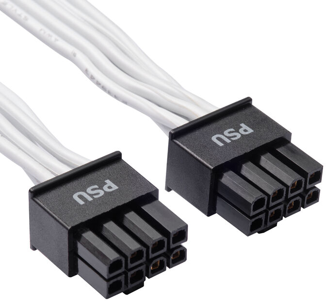 Adaptador Phanteks 2x 8-Pines PCIe para 12VHPWR PCIe 5.0 Blanco image number 2