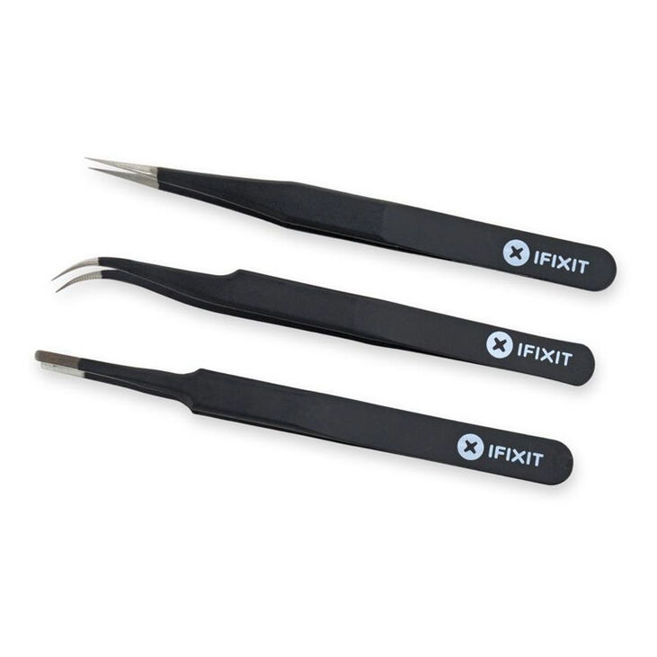 Juego de Pinzas de Precision iFixit PRO Anti-Estático (Pack 3) image number 0