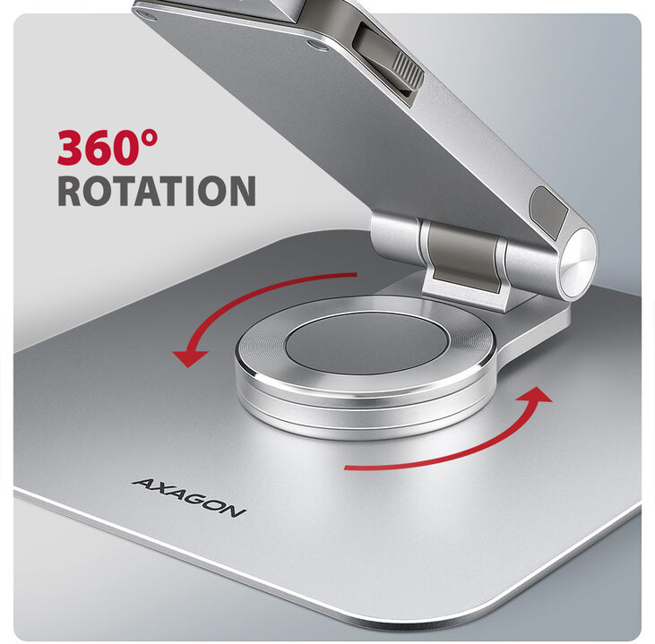 Soporte Elevatório Rotativo AXAGON STND-LR para Portátiles 10"-16" image number 5