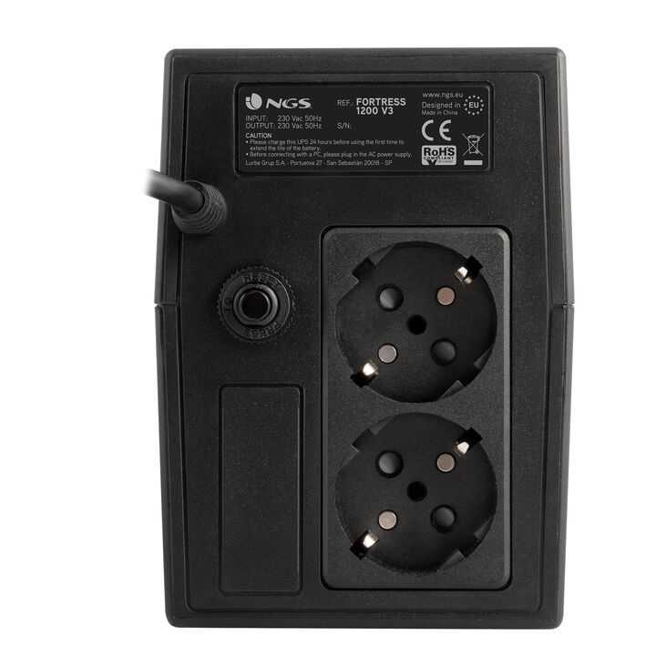 UPS NGS Off-line Fortress 1200V3 480W AVR 2 Tomas Schuko image number 3