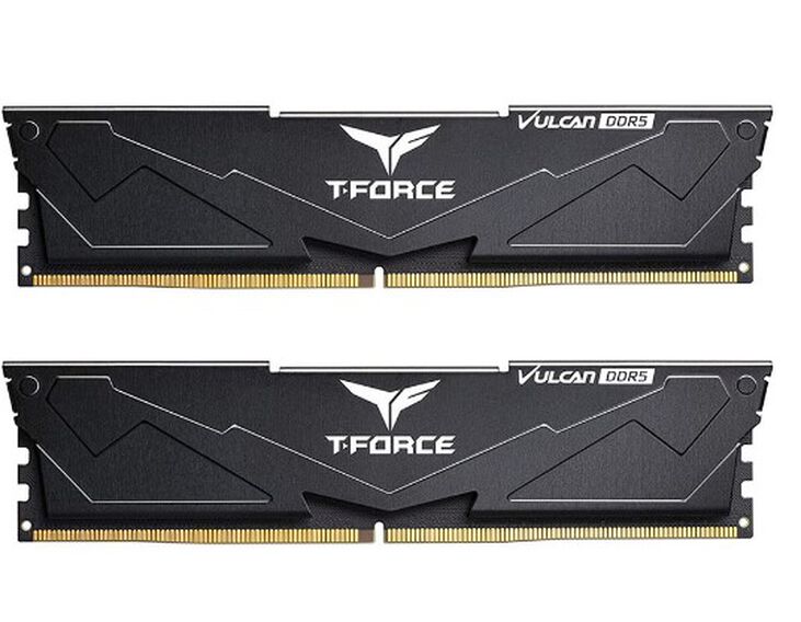 Team Group Kit 64GB (2 x 32GB) DDR5 5200MHz Vulcan Negro CL40 image number 0