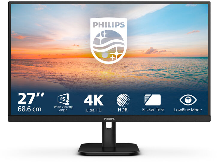 Monitor Philips Série 1000 27" 27E1N1800A IPS 4K 60Hz Adaptive-Sync image number 2