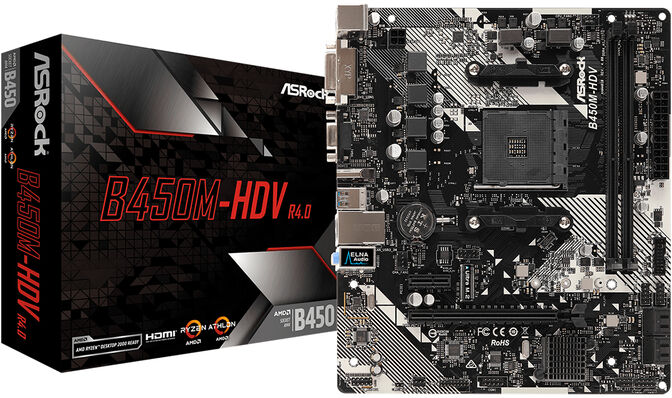 Placa Base ASRock B450M-HDV R4.0 image number 0