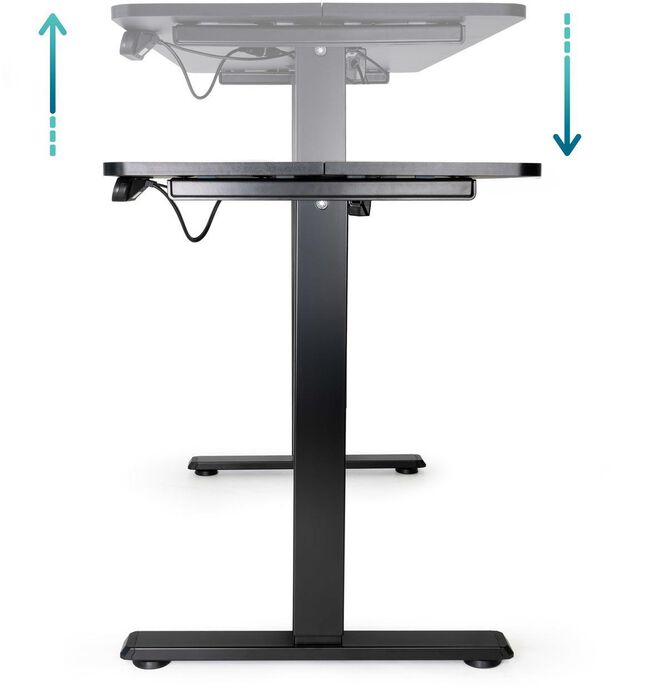 Secret&aacute;ria Escrit&oacute;rio Tooq ORIGAMI Ajustable Negro image number 1