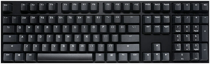 Teclado Mecânico Ducky Origin 100% Black MX Speed Silver (ES) image number 0