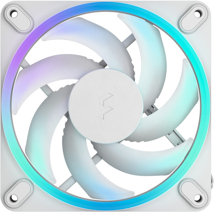 Ventilador Fractal Design Momentum 12 120mm 2200RPM 8 Pinos RGB Blanca image number 1