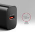 Cargador de pared AXAGON ACU-QC18, 1 puerta (USB-A), QC3.0/AFC/Apple, 18 W, Negro image number null