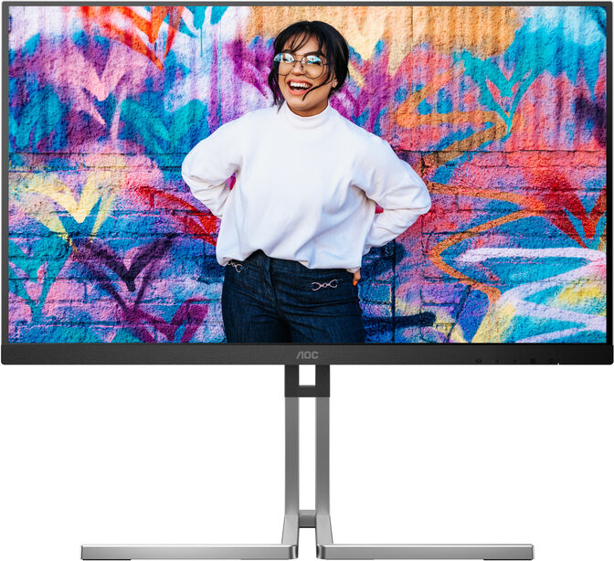 Monitor AOC 27" Q27U3CV IPS QHD 75Hz USB-C (PD65W) USB-C Docking image number 1