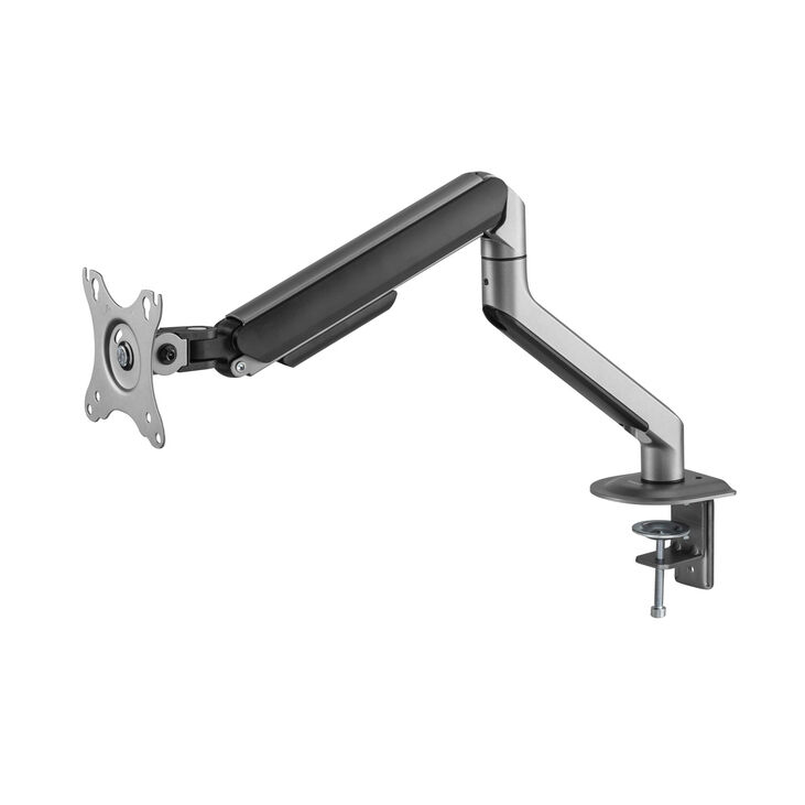 Soporte de Mesa Tooq Tilt e GiRatónrio c/mola 17" a 32" Max. 9Kg Gris/Negro image number 4