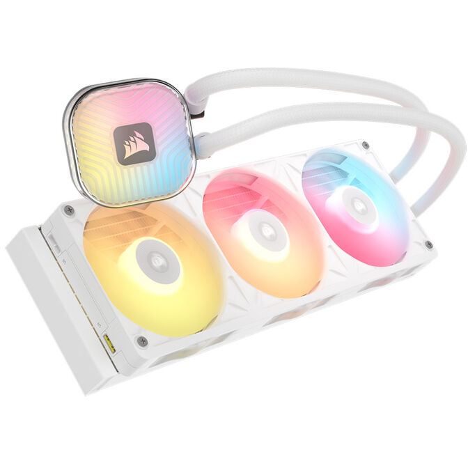 Refrigeraci&oacute;n L&iacute;quida CPU Corsair iCUE LINK TITAN II 360 RX RGB 360mm Blanco image number 1