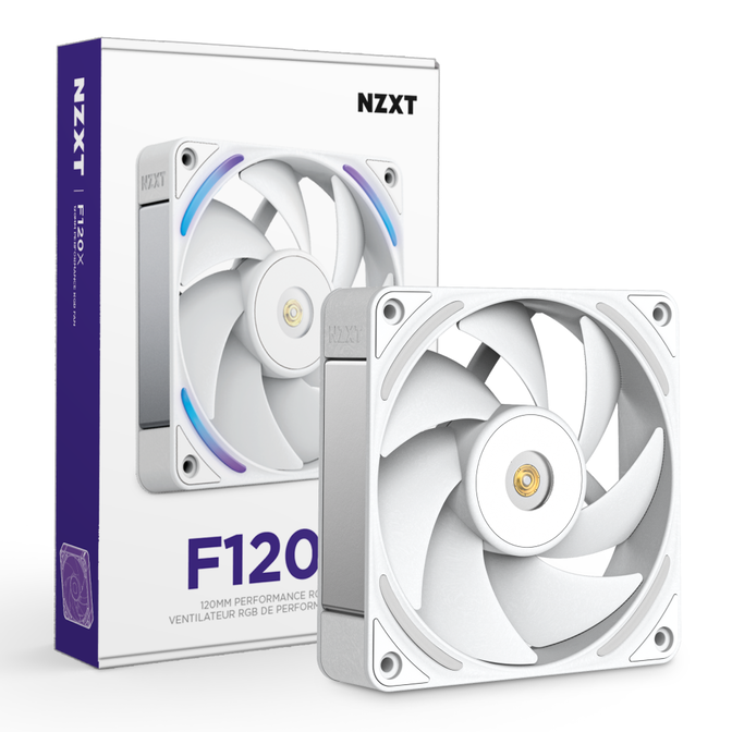 Ventilador  NZXT F120x Perfomance RGB 120mm - Single Pack Blancas image number 12