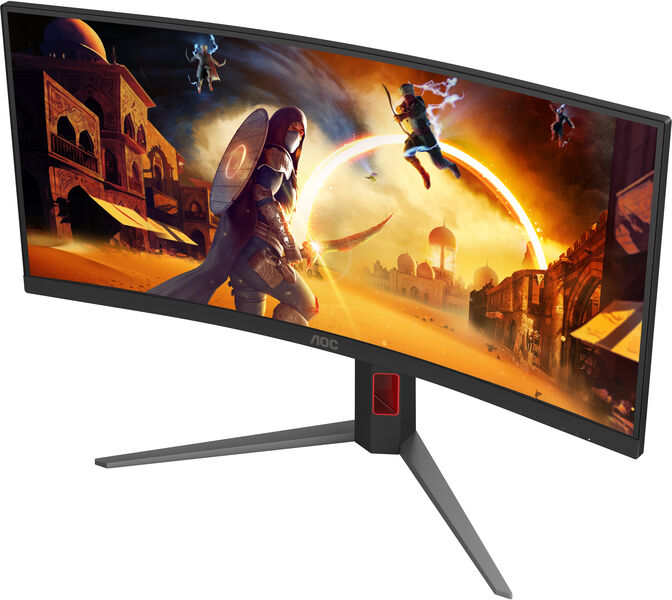 Monitor Curvo AOC Gaming 34" CU34G4 Fast VA WQHD 180Hz 0.5ms image number 5
