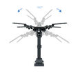 Soporte de Pared Tooq Tilt e GiRat&oacute;nrio 2 Pivots 13" a 42" 190mm Max. 20kg Negro image number null