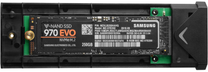 Caja Externo AXAGON EEM2-UG2 para M.2/NVMe/SSD USB-C 3.2 Gen2 silver image number 4