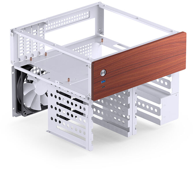 Caja Mini-ITX Jonsbo N4 Blanco image number 3
