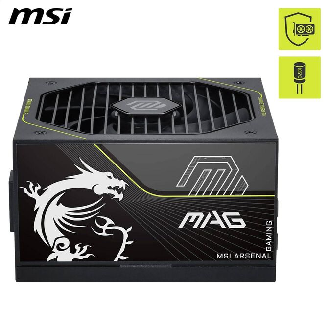 Fuente Alimentaci&oacute;n Modular MSI MAG A1000PLS 1000W 80+ Platinum PCIE 5.1 image number 1