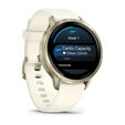 Smartwatch Garmin Venu 4 41mm Dourado/Branco image number null