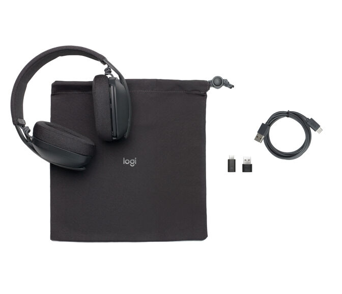 Auriculares Logitech Zone Vibe Wireless MS Bluetooth Grafito image number 3