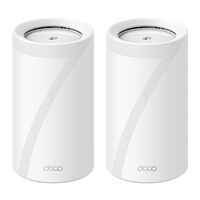 Sistema Mesh TP-Link Deco BE85 BE19000 Tri-Band WiFi 7 Whole Home Mesh Branco (Pack 2)