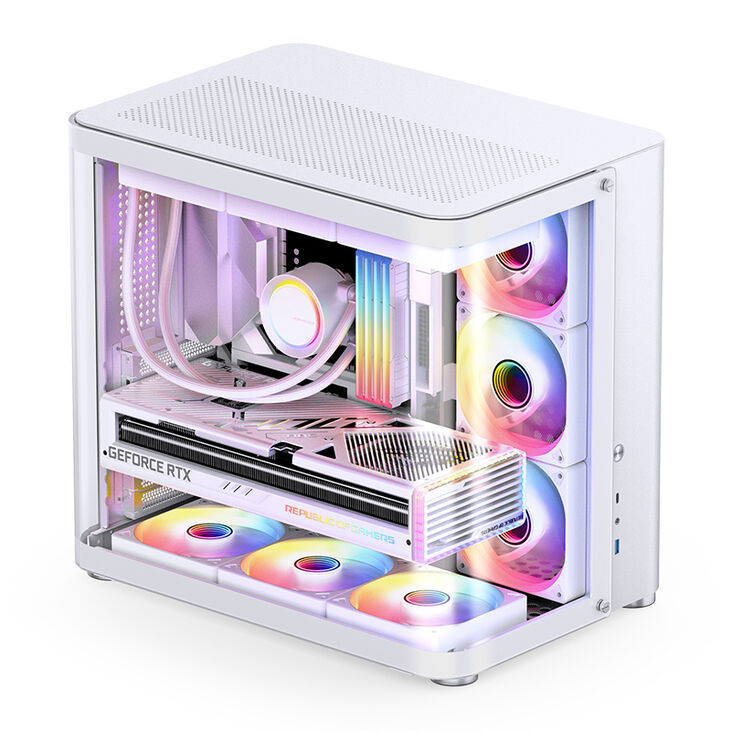 Caja ATX Jonsbo TK-2 2.0 Vidrio Templado Blanco image number 9