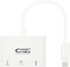 Adaptador NanoCable USB-C M para HDMI F / USB A / USB-C 15 CM Blanco image number null
