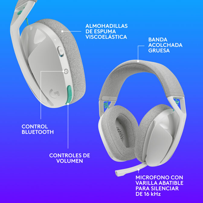 Auriculares Logitech G321 Lightspeed Wireless Blanco image number 18