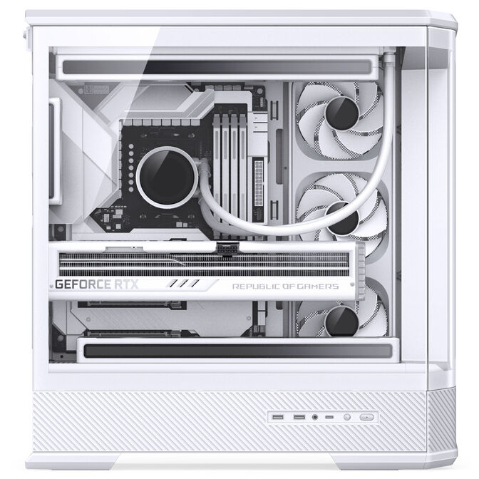 Caja ATX Jonsbo D400 Vidrio Templado Blanco image number 12