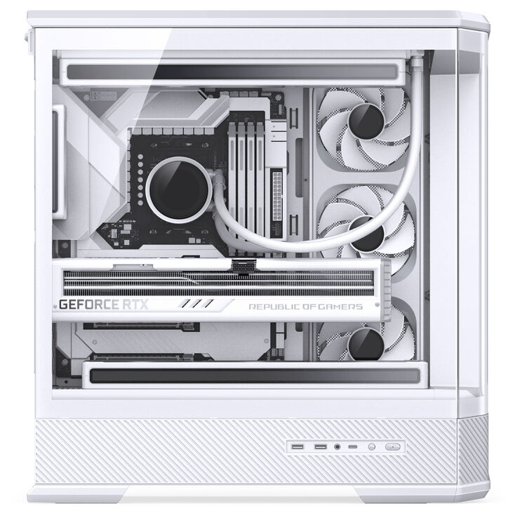 Caja ATX Jonsbo D400 Vidrio Templado Blanco image number 12