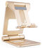 Soporte Mesa Tooq Ajustable p/ Smartphone/Tablet Max. 10" Dorado