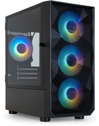 Caja Micro-ATX Tooq SEIZURE Mesh ARGB c/ Cristal Templado Negra