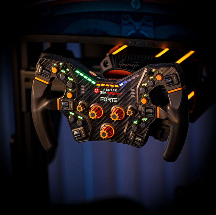 Asetek SimSports Drehregler - Orange image number 3