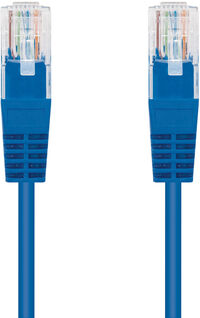 Cable de Red NanoCable RJ45 CAT.6 UTP AWG24 0.5 M Azul
