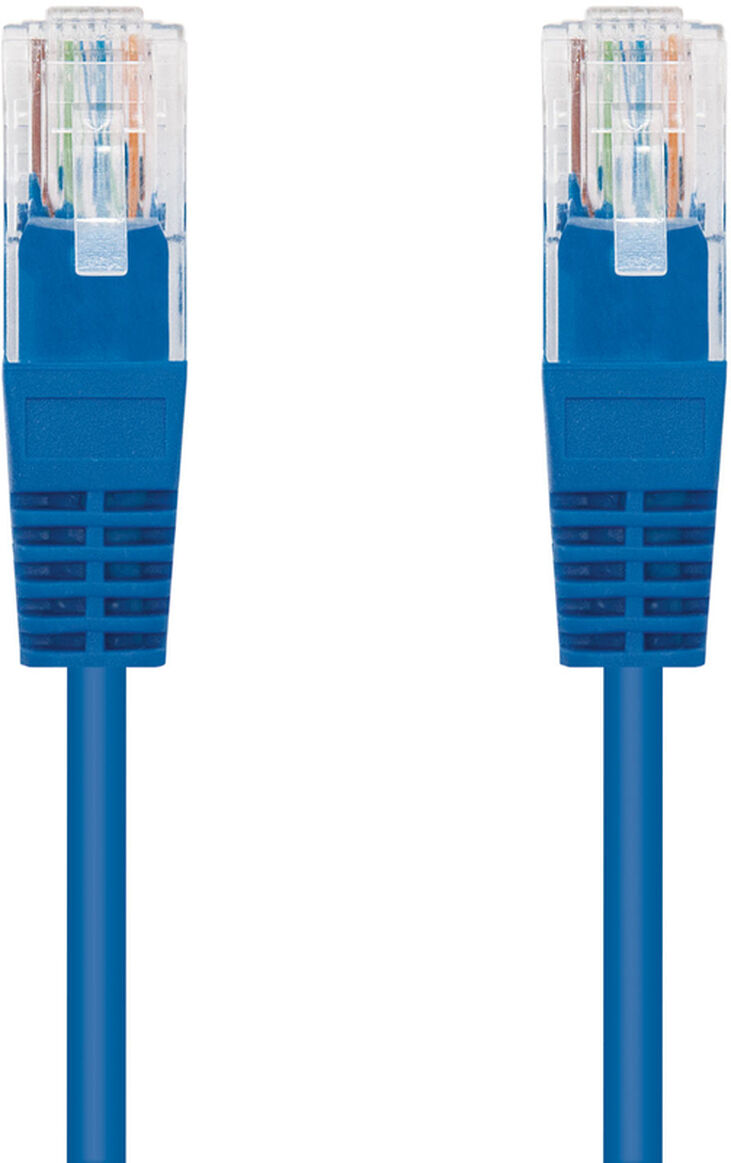 Cable de Red NanoCable RJ45 CAT.6 UTP AWG24 0.5 M Azul image number 0