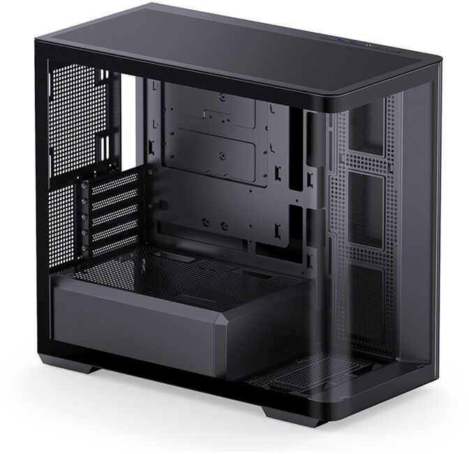 Caja Micro-ATX Jonsbo D300 Vidrio Templado Negro image number 0