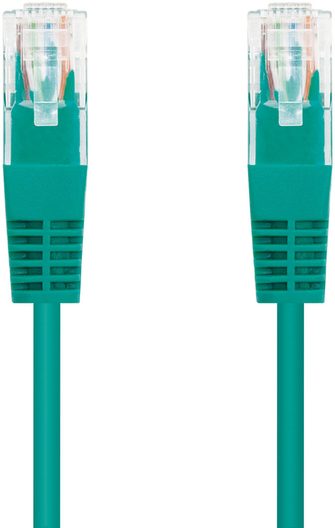 Cable de Red NanoCable RJ45 CAT.6 UTP AWG24 0.5 M Verde image number 1