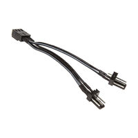 Cable de Ventilador 3-Pines Femea > 2 x 3-Pines Macho