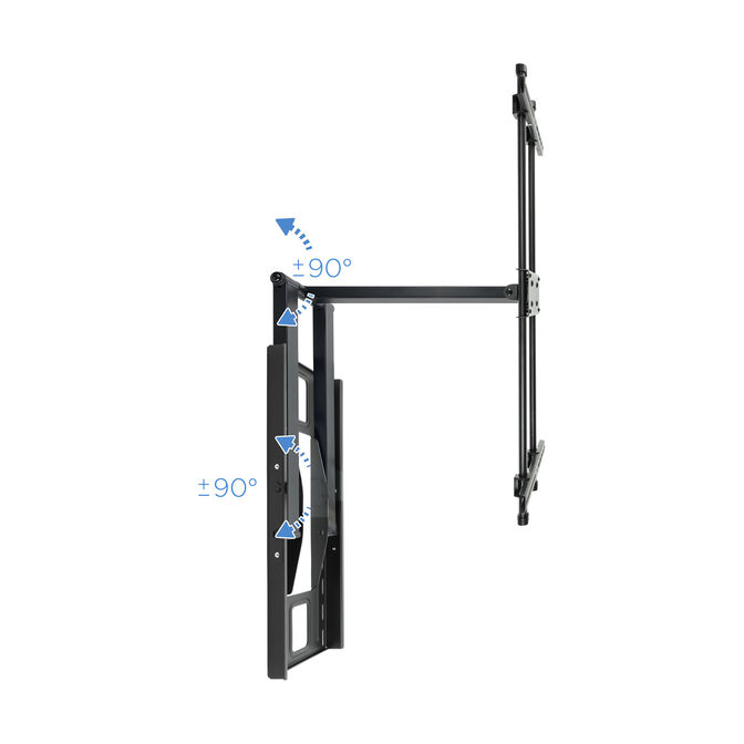 Soporte de Pared Tooq Tilt 43" a 80" Max. 50kg Negro image number 18