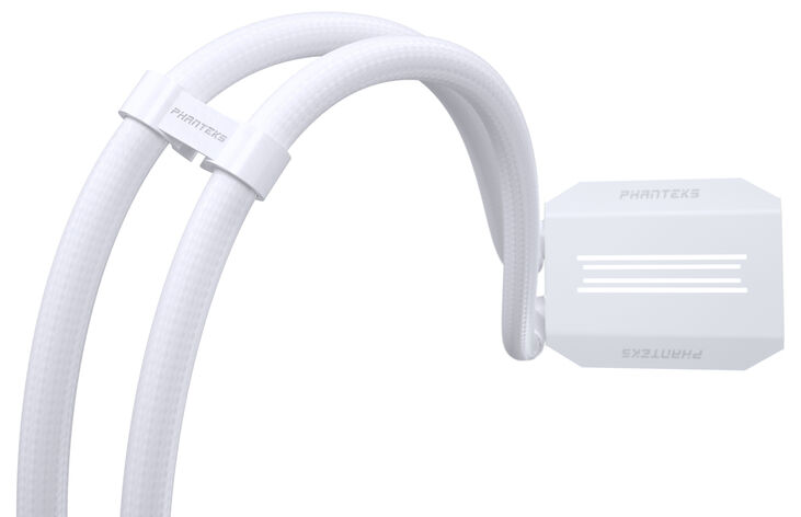 Water Cooler CPU Phanteks Glacier One 240D30 DRGB Blanco - 240mm image number 3