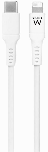 Cable Ewent USB/C para Lightning 2 M Blanco