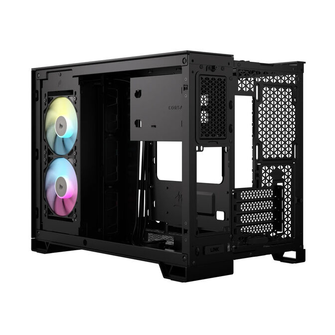 Torre Micro-ATX Corsair 2500X LINK Negro Cristal Templado image number 4