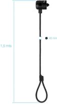 Cable de Seguridad para Port&aacute;til con Llave 1,5 M Gris Oscuro image number null