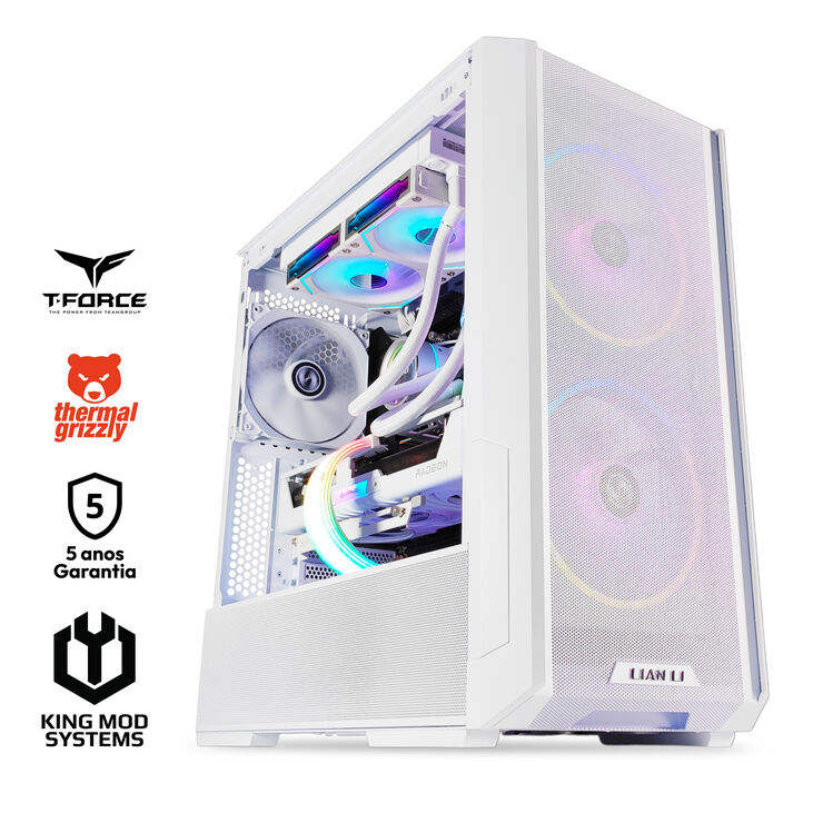 Ordenador King Mod Gamer-PC Ryzen 7 7800X3D 32GB DDR5 2TB RX 9070 XT WiFi W11 Bonus