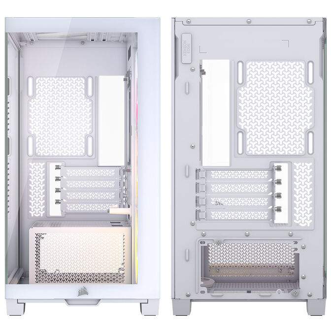 Torre Micro-ATX Corsair 2800X RS-R ARGB Blanco Cristal Templado image number 8