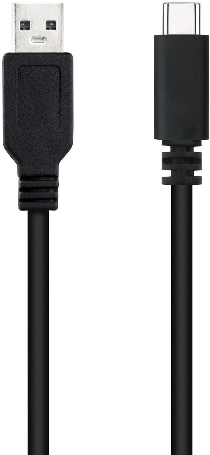 Cable USB 2.0 3A Nanocable USB-C/M para USB-A/M 1.5 M Negro image number 1