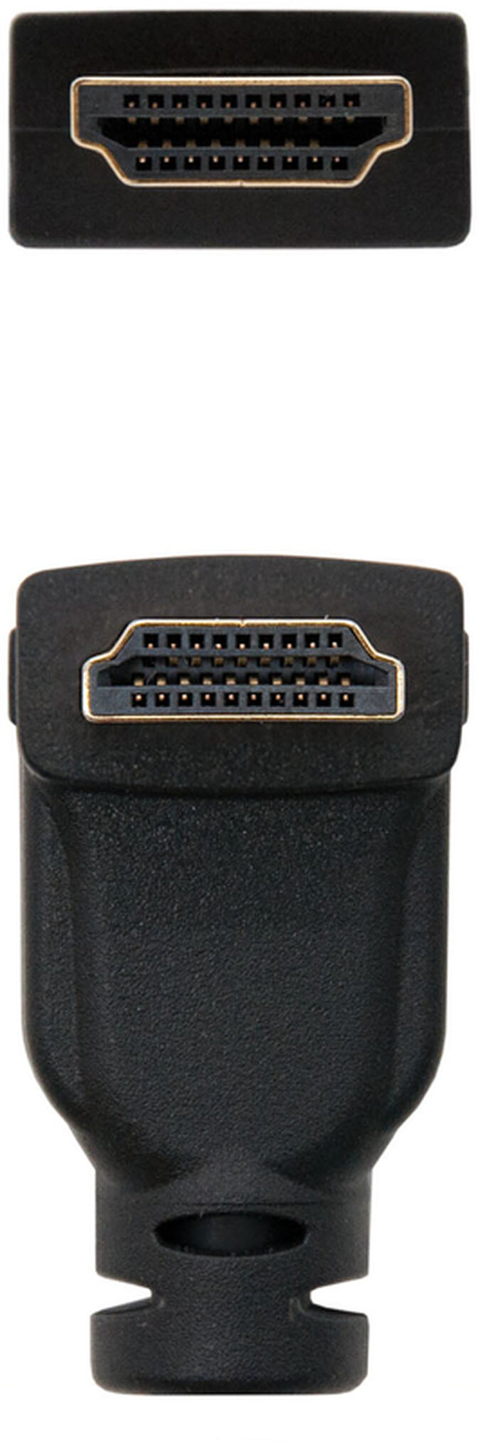 Cable HDMI HEC 90&ordm; USB-A M/M 1.8 M Negro image number 2